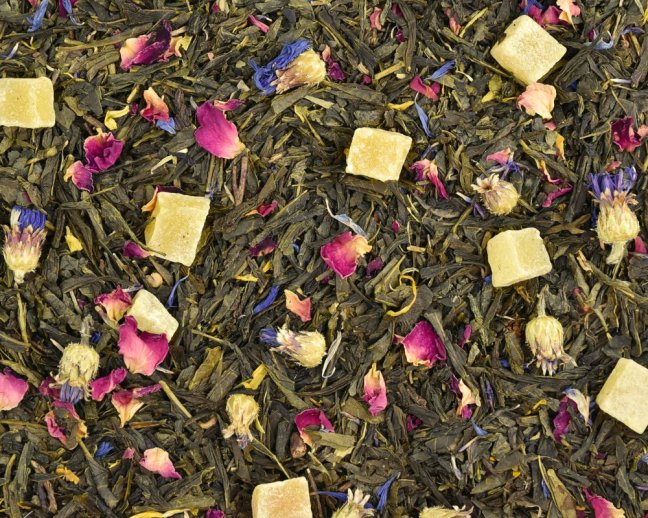 Zelený aromatizovaný čaj Morning Light - Gramáž čaje: 200 g