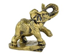 Figurka Slon pozlacený F