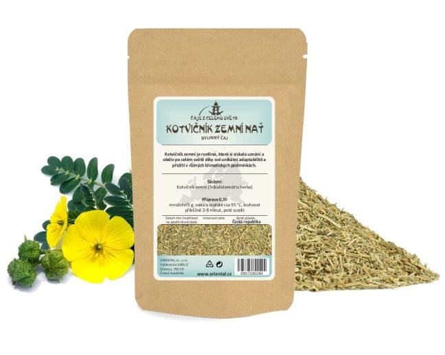 Bylinný čaj Kotvičník zemní nať (Tribulus Terestris) - Gramáž čaje: 200 g