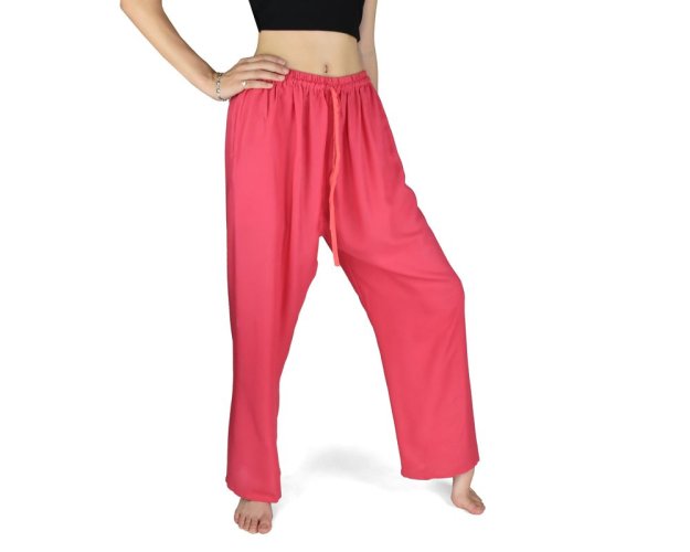 Kalhoty jóga SUDA, růžové