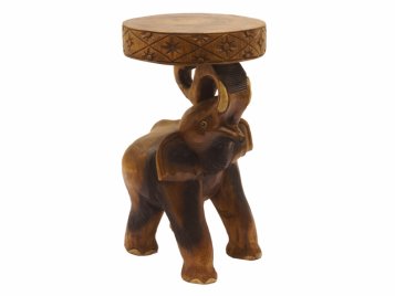 Dřevěný podstavec slon