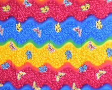 Sarong - Pareo REN, duha s motýly, žlutá, II. jakost