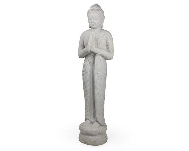 Odlehčená socha Buddha - Namasté - Anjali Mudra - 150 cm