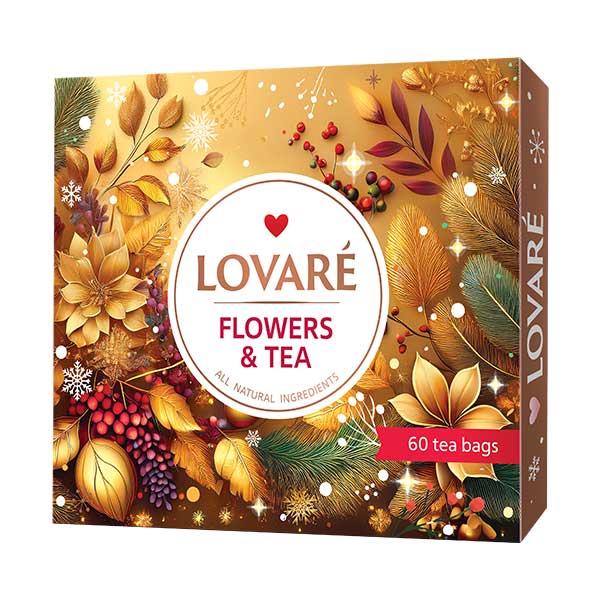 Kolekce čajů Lovaré Portfolio Flowers & Tea Winter Collection (60 sáčků) 102,5 g Kolekce čajů Lovaré Portfolio Flowers & Tea Winter Collection (60 sáčků) 102,5 g
