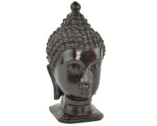 Soška pryskyřice Buddha hlava - 21,5 x 9 cm
