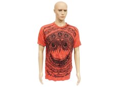 Tričko bavlna SURE, potisk Sova, malinové, vel. L