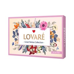 Kolekce čajů Lovaré Great Partea Collection (90 sáčků) 155 g