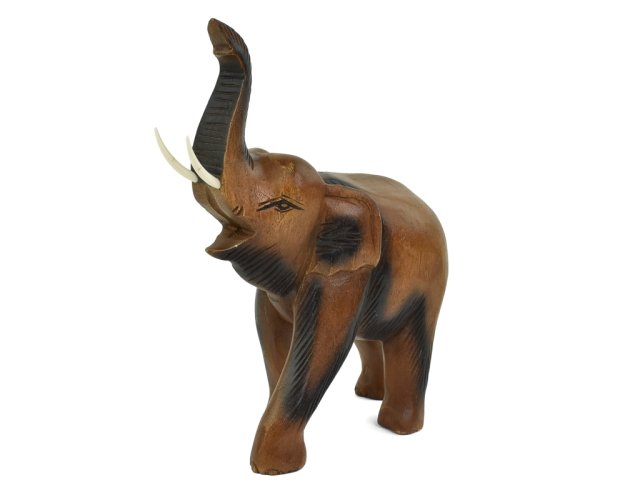 Dřevěná dekorace Slon štěstí 33 cm