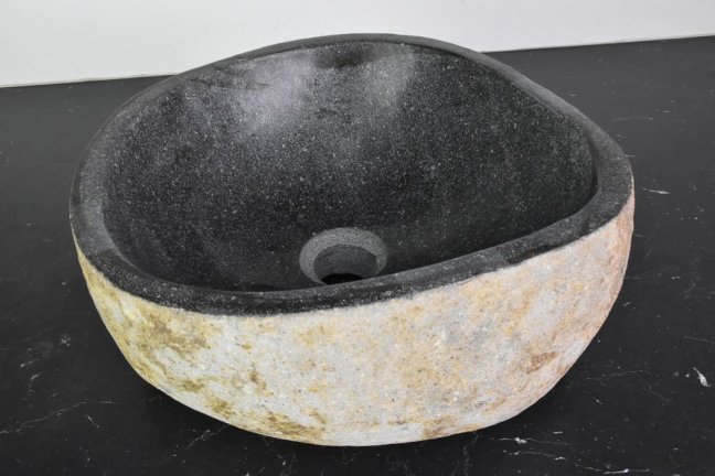Umyvadlo říční kámen 32 x 31 cm, var. B
