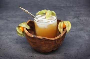 Potraviny, nápoje, káva a chai latté