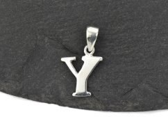 Stříbrný přívěsek Písmeno "Y"