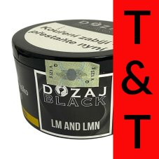 Tabák Dozaj Black T&T Lm and Lmn 125 g