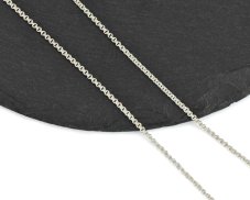 Stříbrný řetízek dvojitý 51 cm