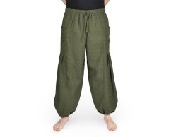 Kalhoty jóga NIRVA , zelená