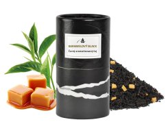 Černý aromatizovaný čaj Oriental Karamelový Black - 80 g dóza