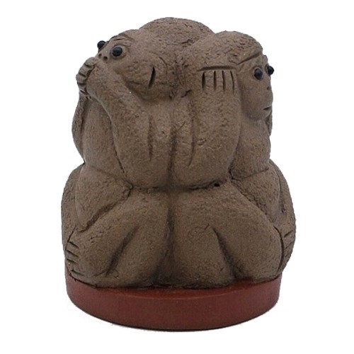 Čajový duch Tři opice 7 cm