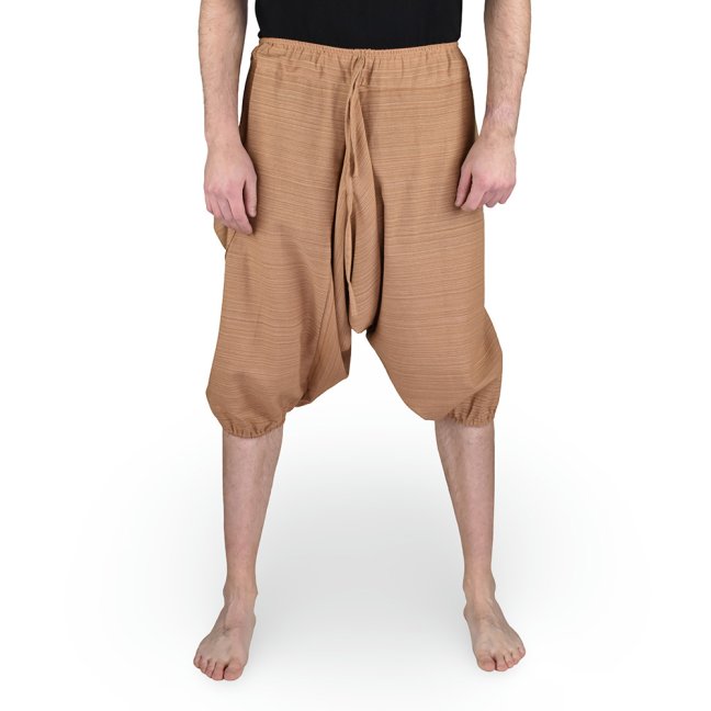 Harémové kalhoty aladin SRI, kraťasy, béžová