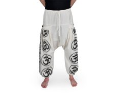Harémové kalhoty aladin PATHA, ÓM, natural