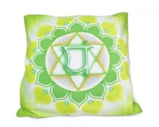 Povlak na polštář Zelený srdeční čakra