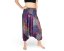 Harémové kalhoty aladin NATSU, multicolor patchwork, růžová, bez šňůrky, světlý pas