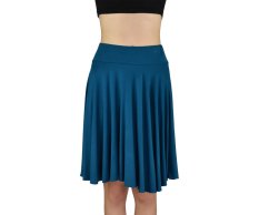 Letní sukně MIN, tyrkysově modrá