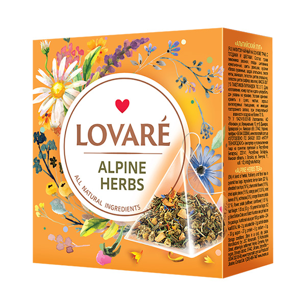 Bylinný čaj Lovaré Alpine Herbs (15 pyramid) 30 g Bylinný čaj Lovaré Alpine Herbs (15 pyramid) 30 g