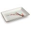 Porcelánový talíř na sushi Sakura 20,5 x 13 cm