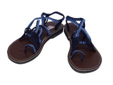 Sandály Sumalee vázané, modré