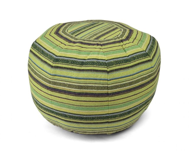 Boho meditační polštář světle zelený 50 cm
