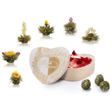 Kolekce čajů Creano Heart White Tea - 6 ks