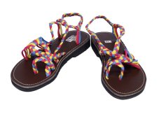 Sandály Ratana vázané, multicolor, vel. 38