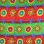 Sarong - Pareo KUJAKU, slunce, červeno - zelený