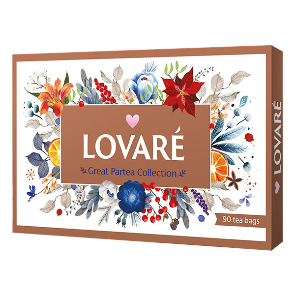 Kolekce čajů Lovaré Great Partea Collection (90 sáčků) 155 g