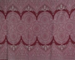 Sarong - Pareo REN, mandala kruh, červená, II. jakost