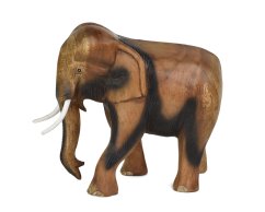 Dřevěná soška Slon 27 cm