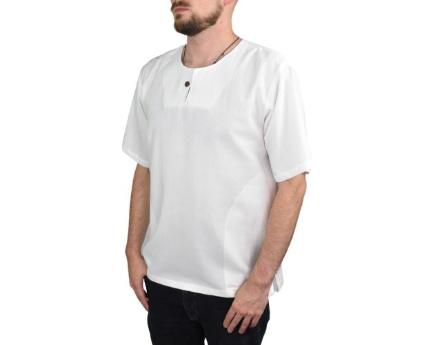 Kurta unisex Nathan, bílá