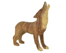 Dřevěná soška Vlk 20 cm - varianta A