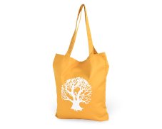 Taška STROM ŽIVOTA, žlutá hořčicová