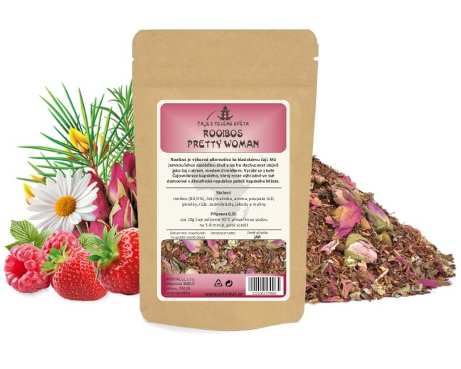 Rooibos Pretty Woman - Gramáž čaje: 50 g
