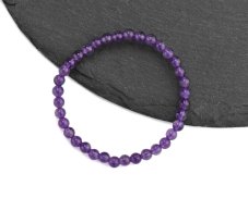 Náramek dětský kulička Ametyst