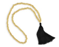 Japa Mala dřevěná natural Basic - černá