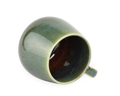 Porcelánový hrnek Gustl, zelený, 400 ml