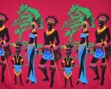 Sarong - Pareo DOMORODEC, růžový, II. jakost