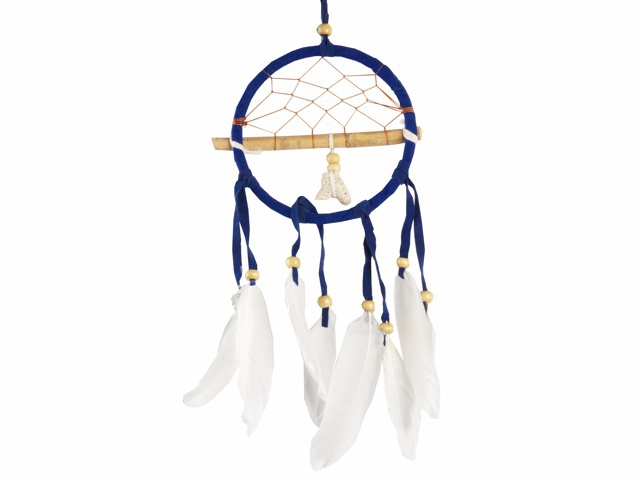 Lapač snů  11,5 cm tmavě modrý