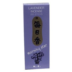 Japonské vonné tyčinky Morning Star Lavender 200 ks