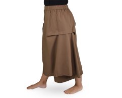 Capri kalhoty JAPAN, hnědá