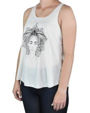 Dámské tílko YOGEE, krémové, Nature Goddess