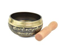 Tibetská mísa s paličkou č. 154 - zdobená  325 g - tón Fis
