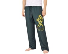 Kalhoty Nippon dlouhé, bavlna, šedé, láska