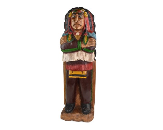 Dřevěná socha Indiánský náčelník var. A 100 cm